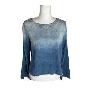 Anthropologie Cloth and Stone Bell Sleeve Top Size M